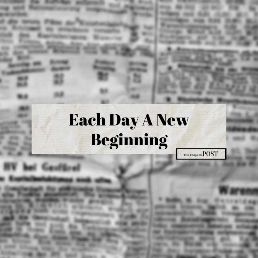 Each Day A New Beginning